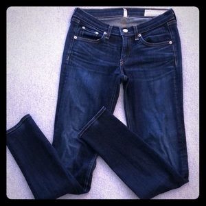 Rag & Bone dark blue denim skinny jean, size 26